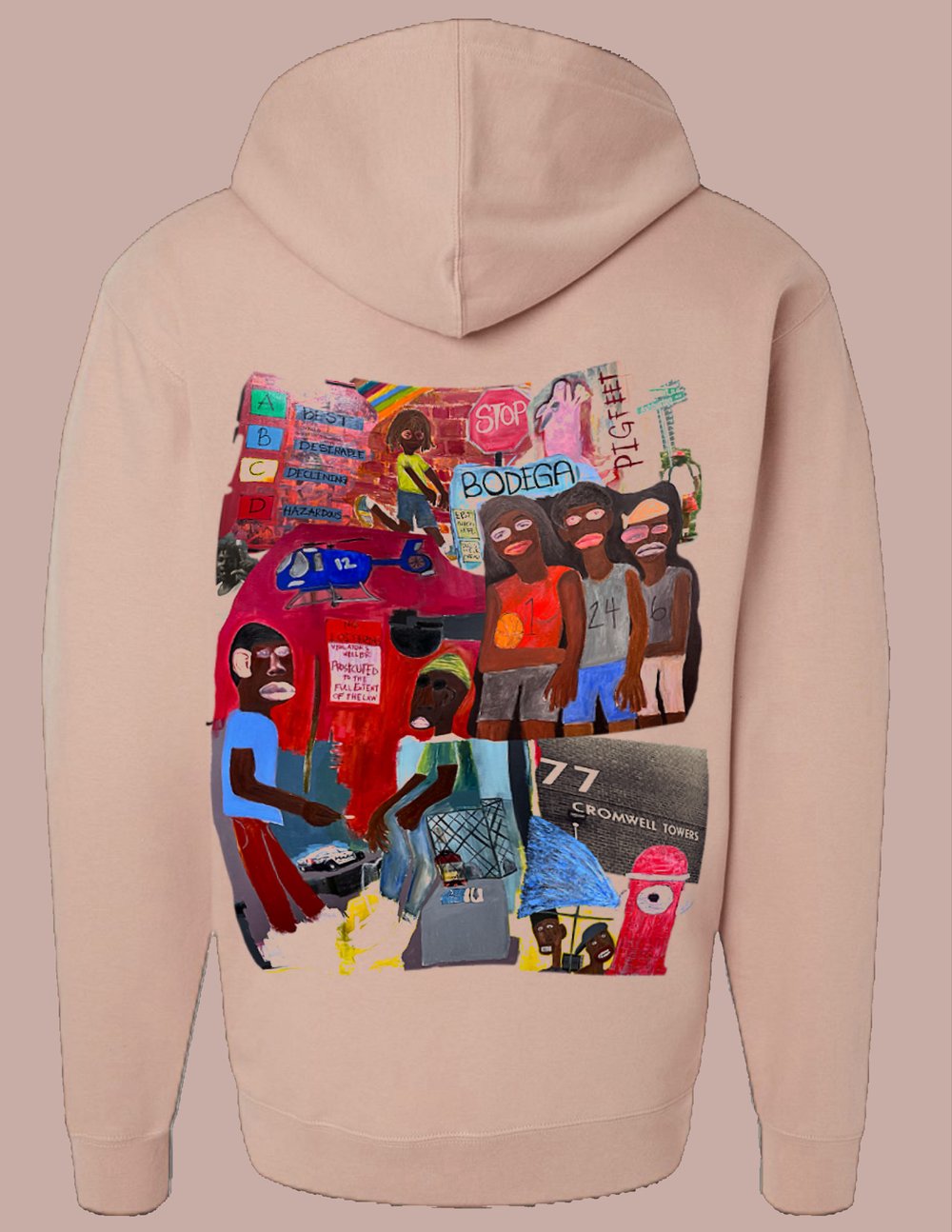BUT ITS OURS COLLAGE HOODIE 