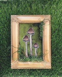 Image 1 of Sewn fungi artwork