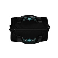 Image 4 of Teal and Black All-over print gym bag