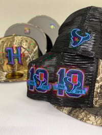 Image 2 of New Era 59Fifty “Bayou Swarm” Texans 