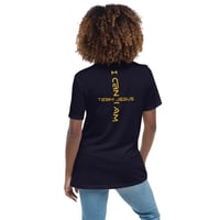 Image 8 of I Can I Am 'Jesus Is King" Women's Relaxed T-Shirt