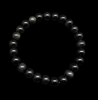 Image 1 of Black Obsidian Bracelet 1