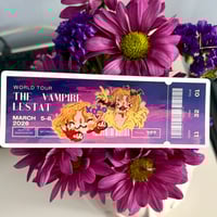 Image 2 of vampire lestat ticket magnet 