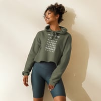 Image 4 of I'm Puzzling Crop Hoodie