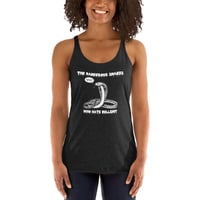 Image 3 of Dangerous Snakes Who Hate Bullshit "Society Is My Jail" Women's Tank- 3 COLORS!