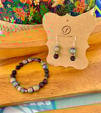 Image 2 of SEAFOAM FUSION ELEGANCE EARRINGS