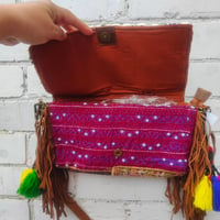 Image 10 of Mini city bag tribal collection purples