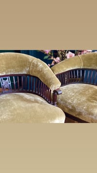 Image 4 of Antique olive green chairs