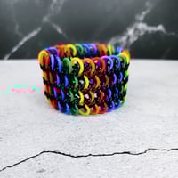 Image 2 of Rainbow European Lunacy Stretch Cuff