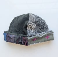 Image 2 of Upcycled Reversible Beanie Cotton Blend 4