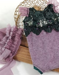 Image 2 of Newborn photoshooting set |  Zelda | purple | green