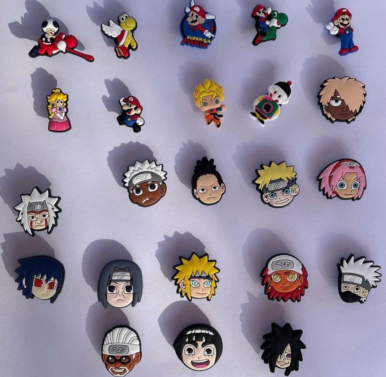 Naruto deals croc charms