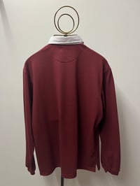 Image 4 of MOVIDA RUGBY PLAIN POLO BURGUNDY