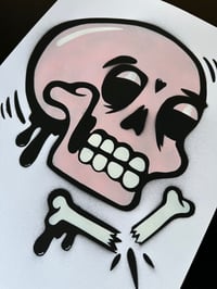 Image 1 of SkullTag Pink