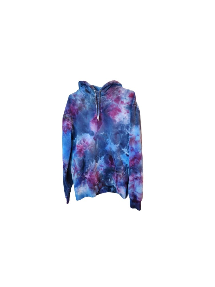 Image of XLT Unisex blue bloom hoodie