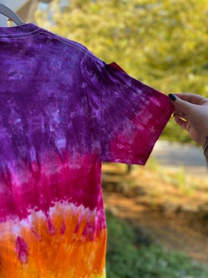 Image of MEDIUM Mom I'm Scared Come Pick Me Up Tie Dye Shirt 1