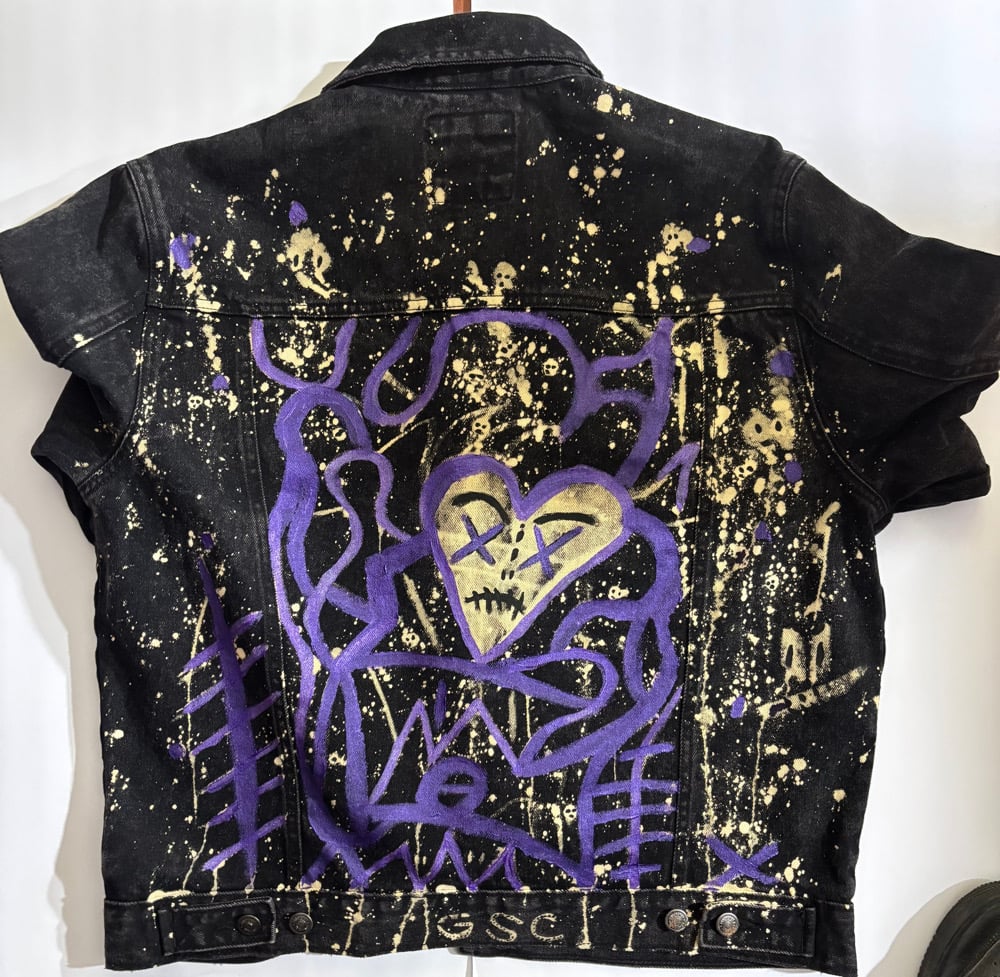Image of Purple Heart (Jean Jacket )