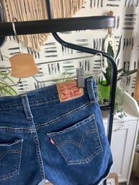 Image 3 of Levi’s dark denim shorts 