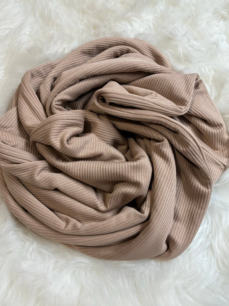 Image of Khaki thick ribbed