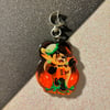 Splatoween Spooky Sisters Glitter Epoxy Charms