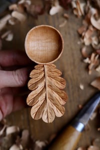 Image 2 of Oak Leaf~Coffee Scoop