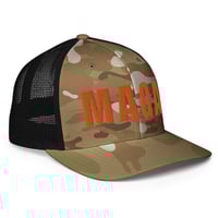 Image 6 of MAGA Camp - Closed-back Flex Fit  trucker cap