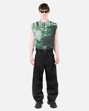 Image of KRYSVINCZI - Werk Denim Pants Black