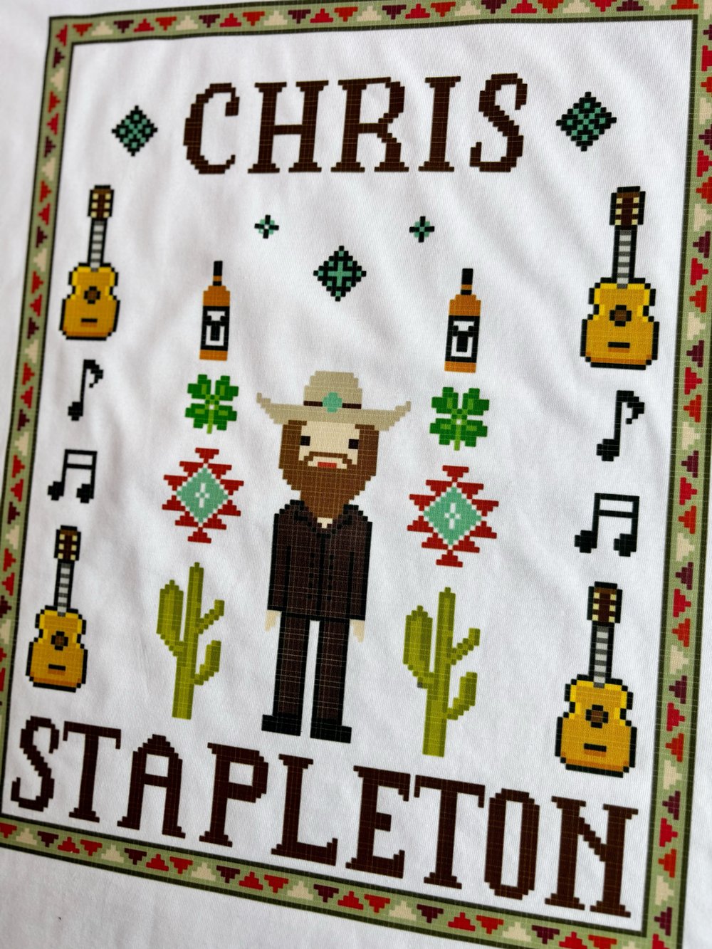 Image of Stapleton Tee/sweater Cross Stitch Style