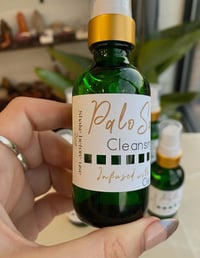 Image 1 of Clear Quartz Infused Palo Santo Cleansing Spray 