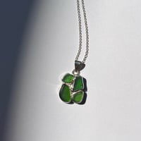 Image 3 of GREEN MOSAIC PENDANT 
