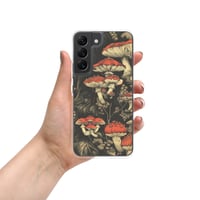 Image 11 of Dark Cottagecore Goth Inspired Vibrant Mushroom Clear Case for Samsung®