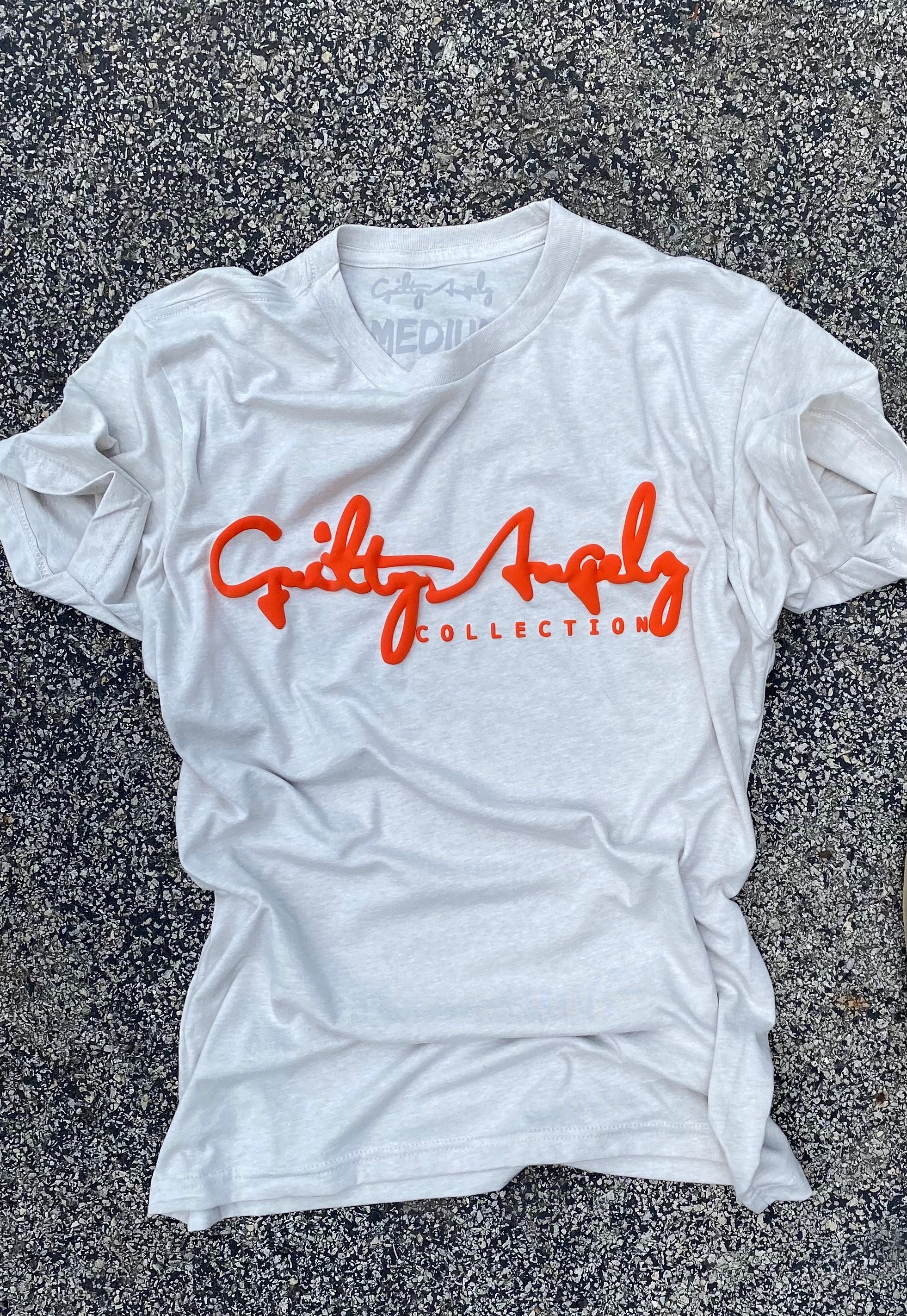 Image of Signature T-shirt (tan/orange)