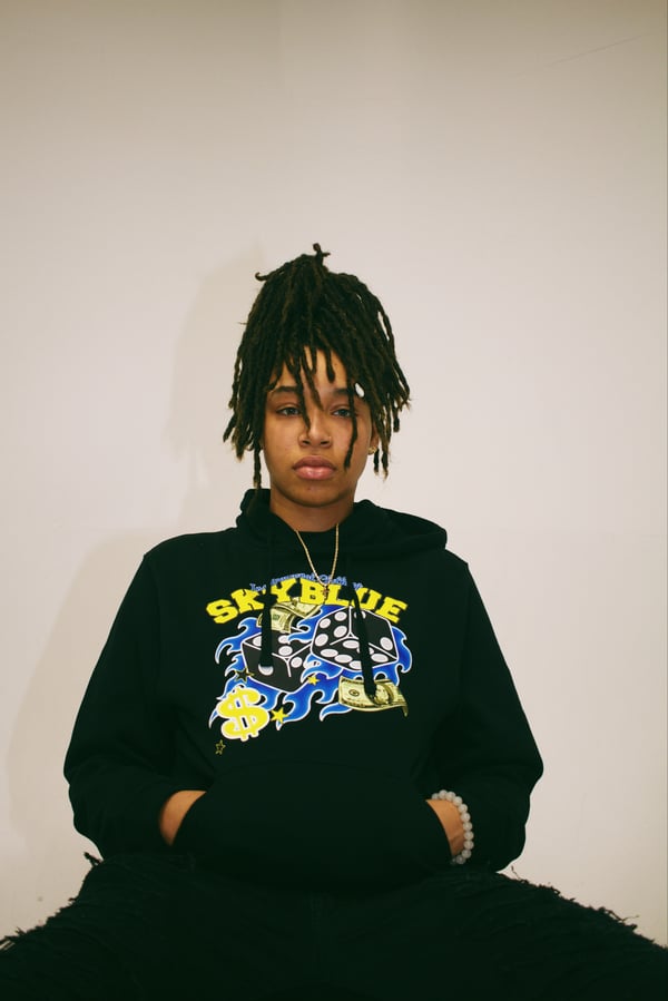 Image of Black/Blue Hoodie