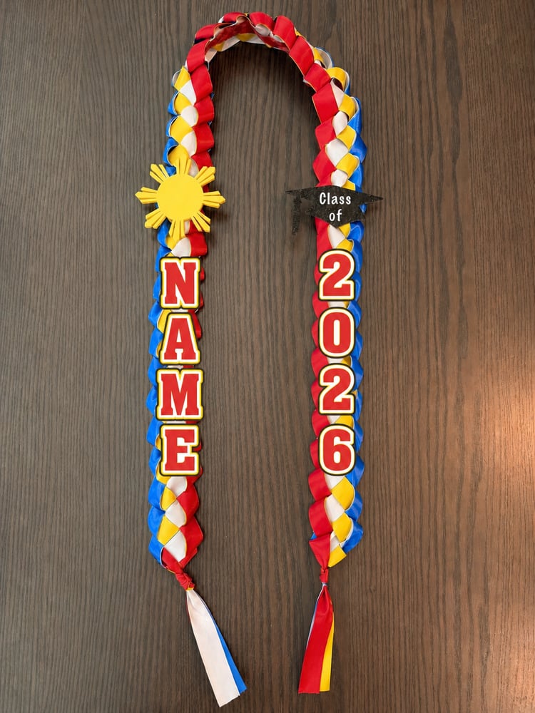 Filipino Theme Ribbon Lei