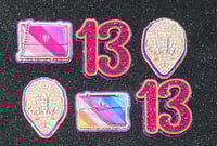 Image 6 of K. Geiger inspired cupcake toppers