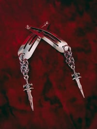 DAGGER HAIR CLIPS