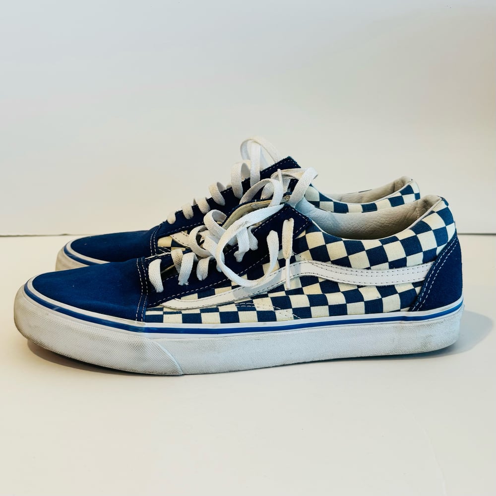 Image of Vans Old Skool "Checkerboard Blue"