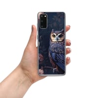 Image 11 of Baroque Style Gothic Inspired Owl Oil Painting Clear Case for Samsung®