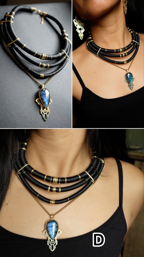 Image of Totec stone necklaces 