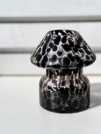 Image 3 of BLACK GLASS LAMP