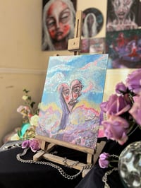 Image 4 of Holding Your Heart In My Hand Original Painting