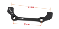 Image 4 of Disc Brake Caliper Mount Adapter