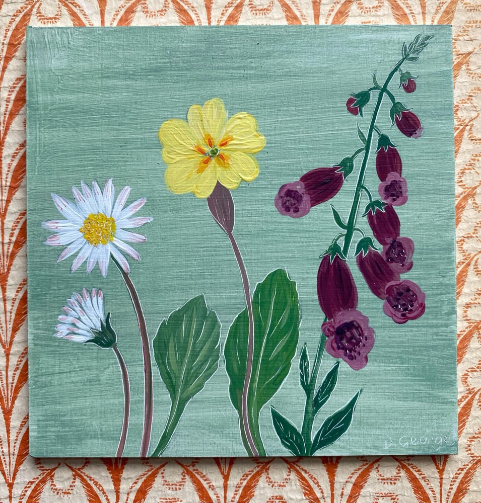 Image of Daisy Primrose and Foxglove