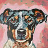 Opens March 2024 - Custom Dog Portrait in Acrylic - Booking Fee