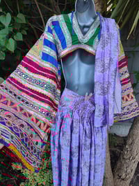 Image 7 of Vintage Fez Crop Tribal Top chest 30 inches