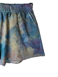 Image 12 of L 100% Cotton French Terry Sweatsuit Set in Earthy Spiral Ice Dye