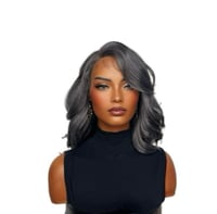 Image 1 of Nova |Silver Gray Loose Wave Wig