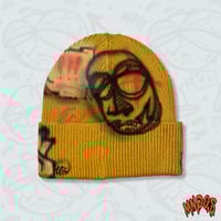 Image 2 of [MNGO.S] Knit Beanie - Yellow  NO. 2