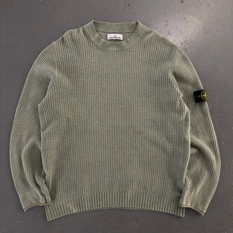 Image of  2025 Stone Island Cotton Chenille Waffle sweatshirt, size XL
