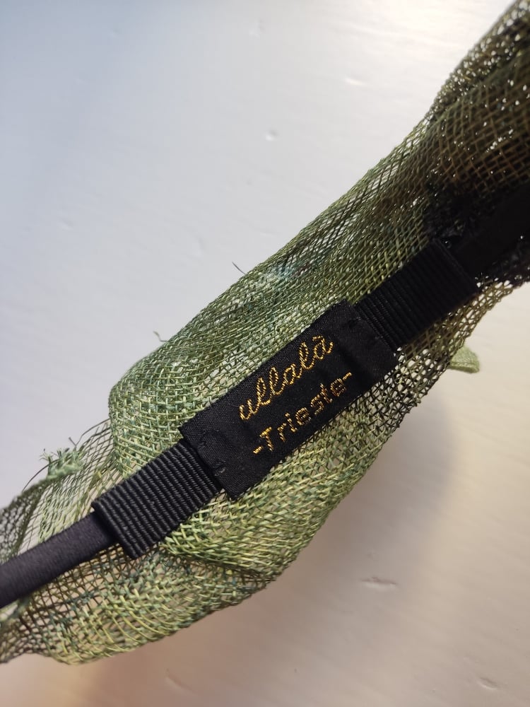 Image of Cerchietto fiocco verde/nero Halloween 